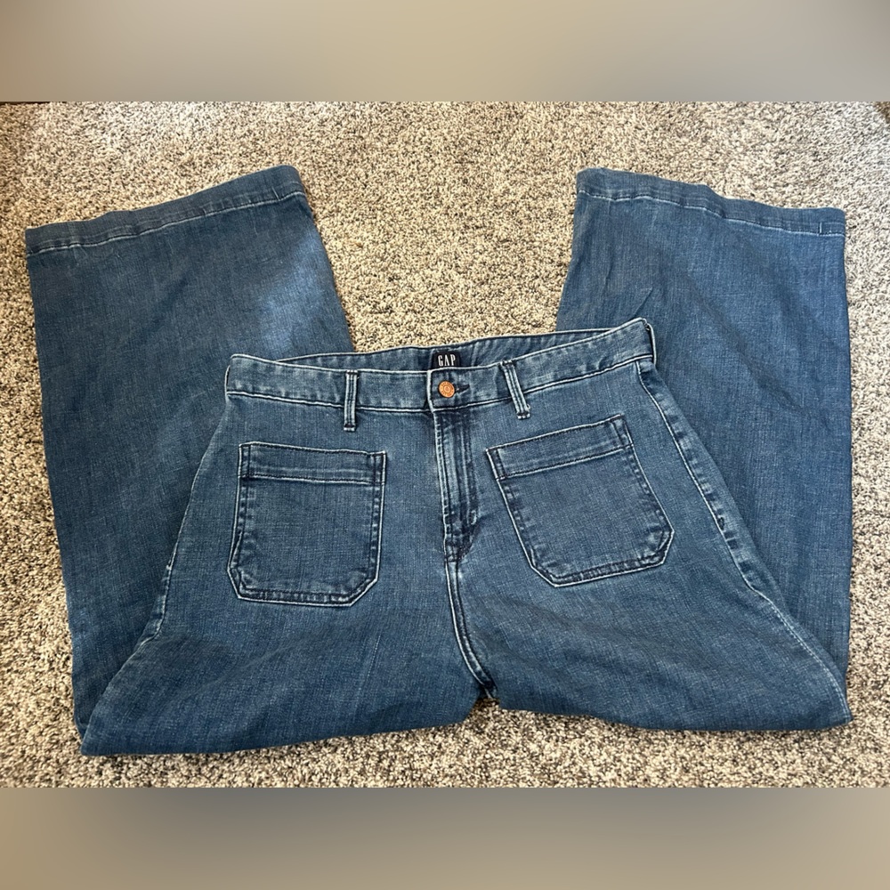 GAP wide leg jeans size 12/31